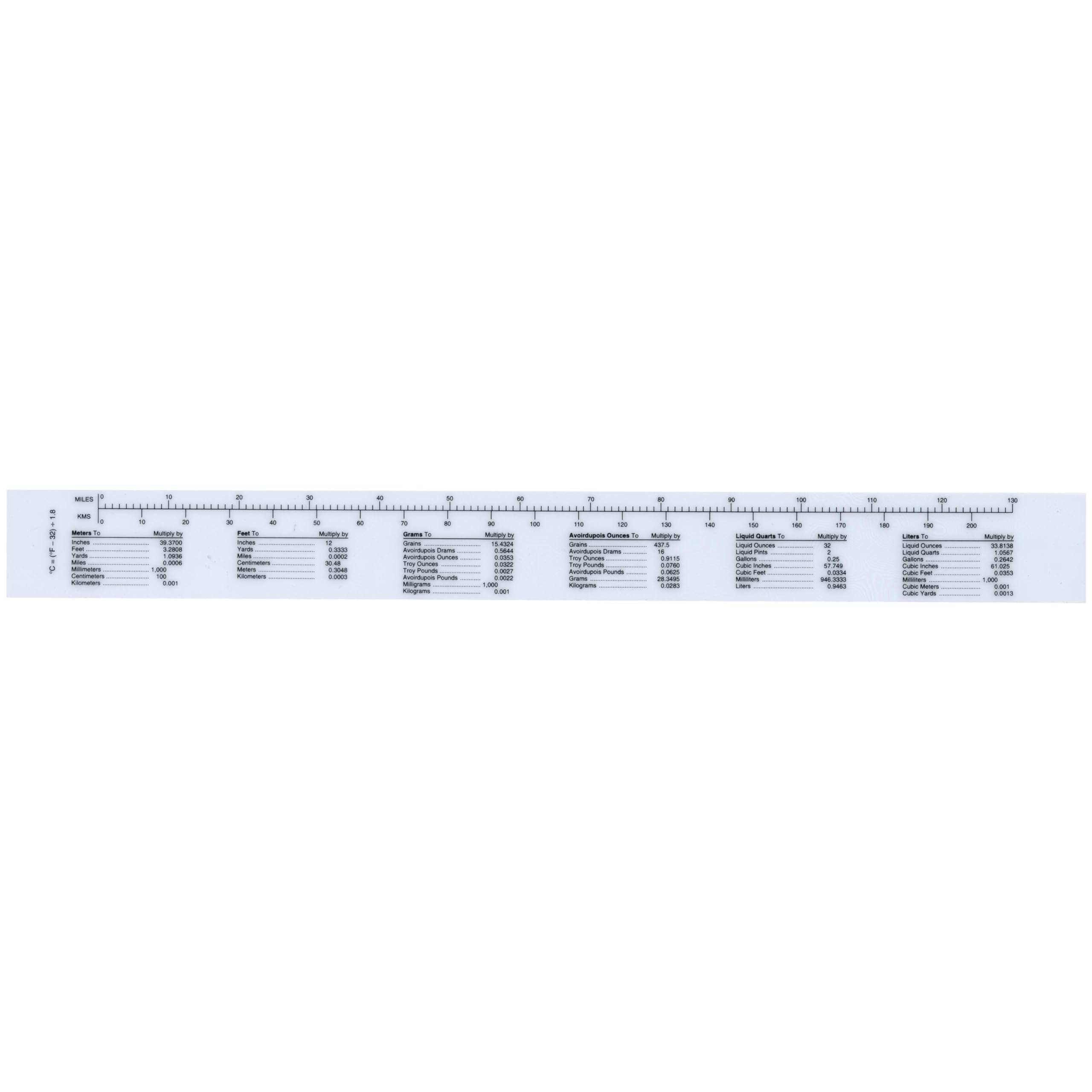 Westcott Metrisches Lineal, 30 cm, undurchsichtig, M-109