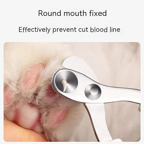 Miniatura 4 de Cortaúñas para gatos con orificio de corte circular, evita cortar las uñas de mascotas en exceso, especialmente diseñado para gatos, juego