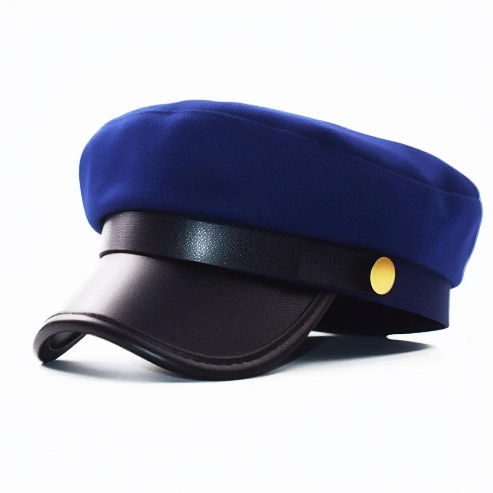 JNAWA Blue Chauffeur Hat Limo Driver Hat Taxi Driver Theme Costume Classic Vintage Newsboy Cap for Uniform Accessory Daily Party Outfit