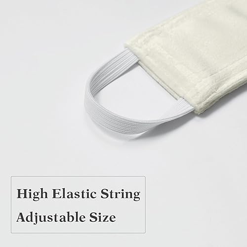 Miniatura 6 de PONY DANCE Cierrapuertas silencioso para bebé, cubierta de pestillo para puerta de guardería, hecha de tela sólida, correas elásticas fuertes,