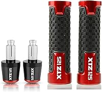 Vista 4 de for XTZ 125 XTZ125 2014 2015 Motorcycle Accessories Hand Grips Handle Bar Sets Handlebar Grip Ends Plug 7/8'' 22mm (Color : Black)