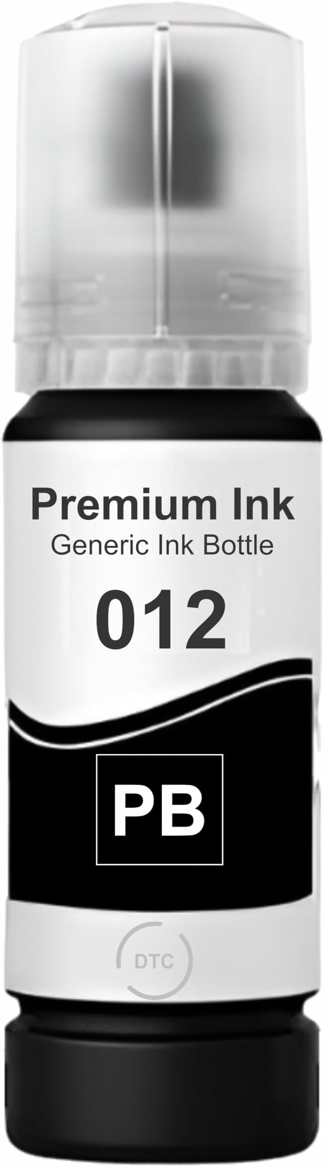 Duplex DTC 011 & 012 Refill Ink Bottle Compatible with Epson Model L8180 and L8160 Printer (Photo Black)