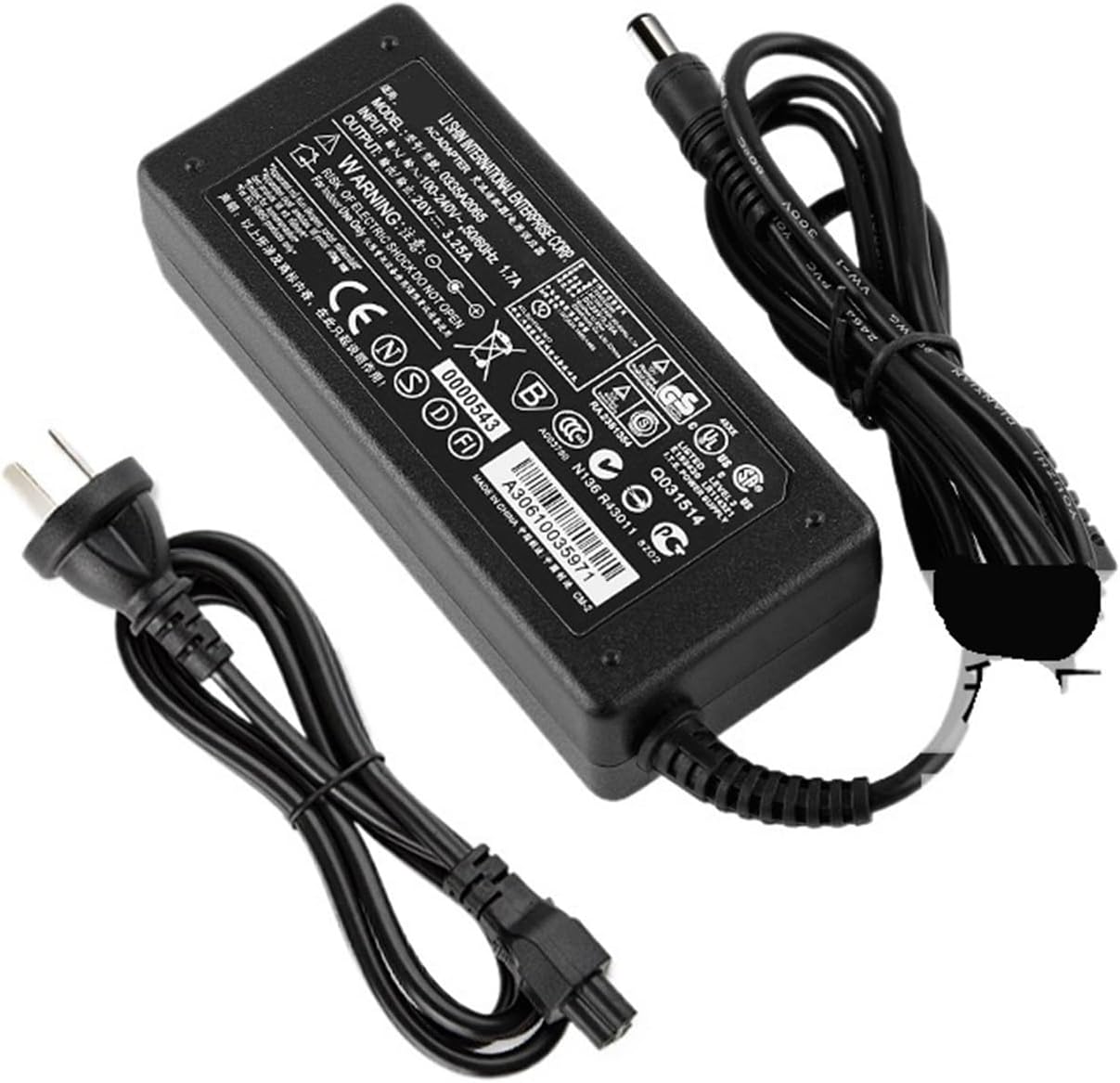 GK888TT GK888T GK888CN LP2844 Barcode Label Printer Power/Adapter Cable