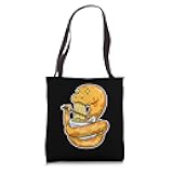 Ball Python Design For Snake Lover - Python Eating Ramen Tote Bag