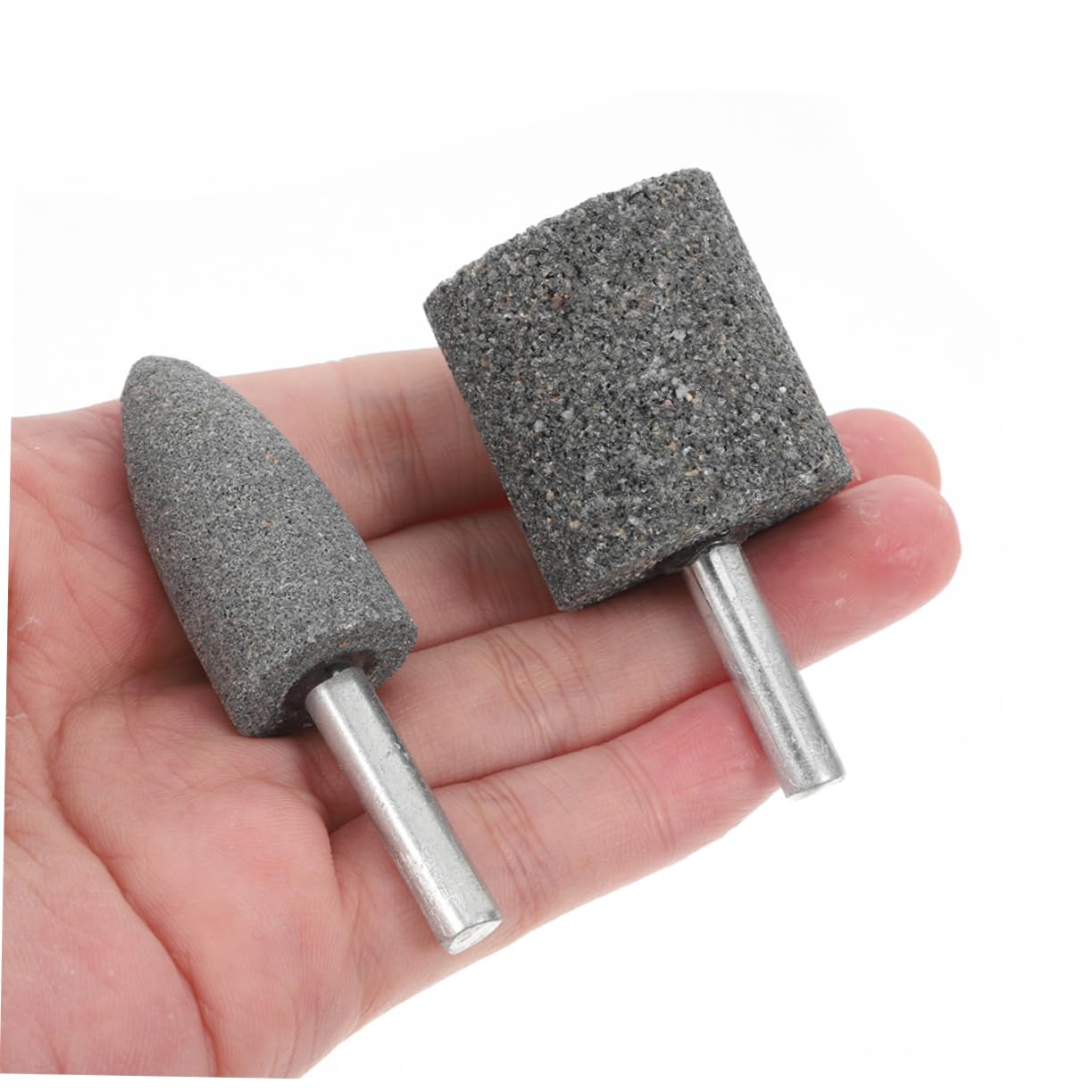 Cabilock 20pcs Mounted Abrasive Grinding Stone Bits for Electric Grinders Sharpening Stones for Metal Polishing