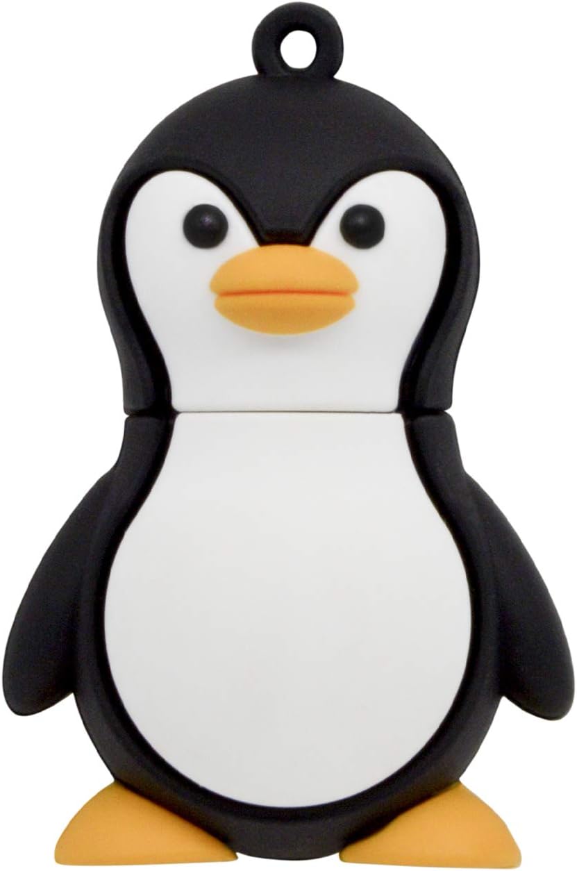 USB Flash Drive 16GB Novelty Memory Stick - Cute Baby Penguin Jump Drive - Pendrive USB 2.0 Gift for Father's Day Mother's Day by FEBNISCTE
