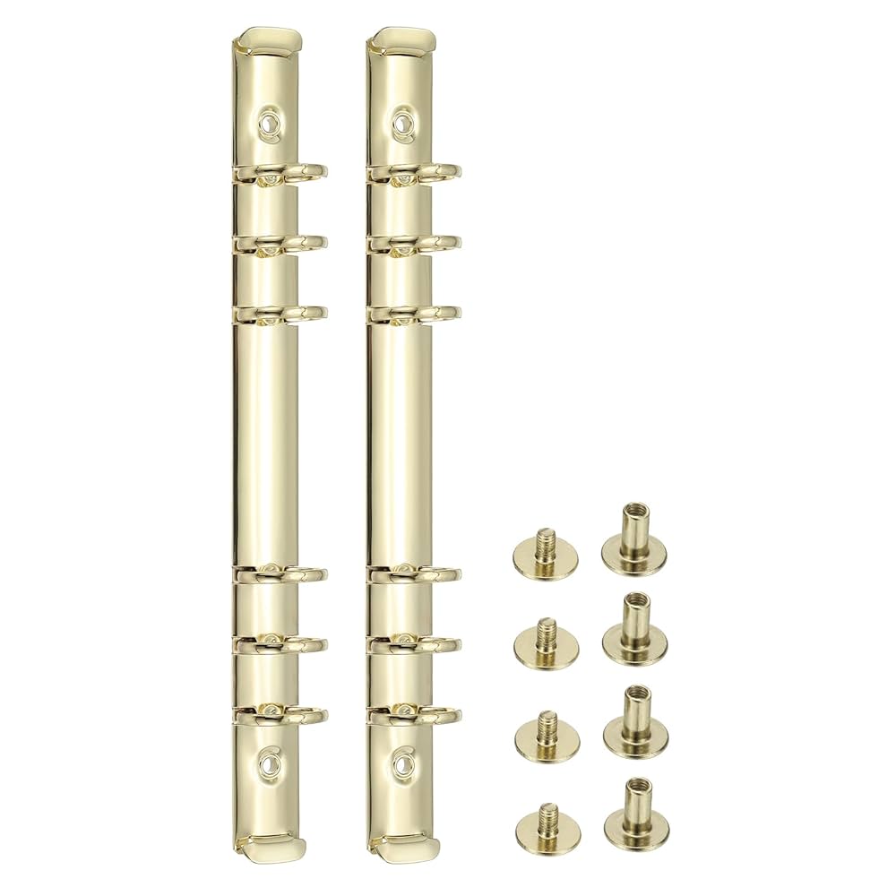 Binder 1.5 Inch PATIKIL A5 3 Hole Ring Binder Mechanisms, 5 Set 1.97" D Ring D Ring Binder