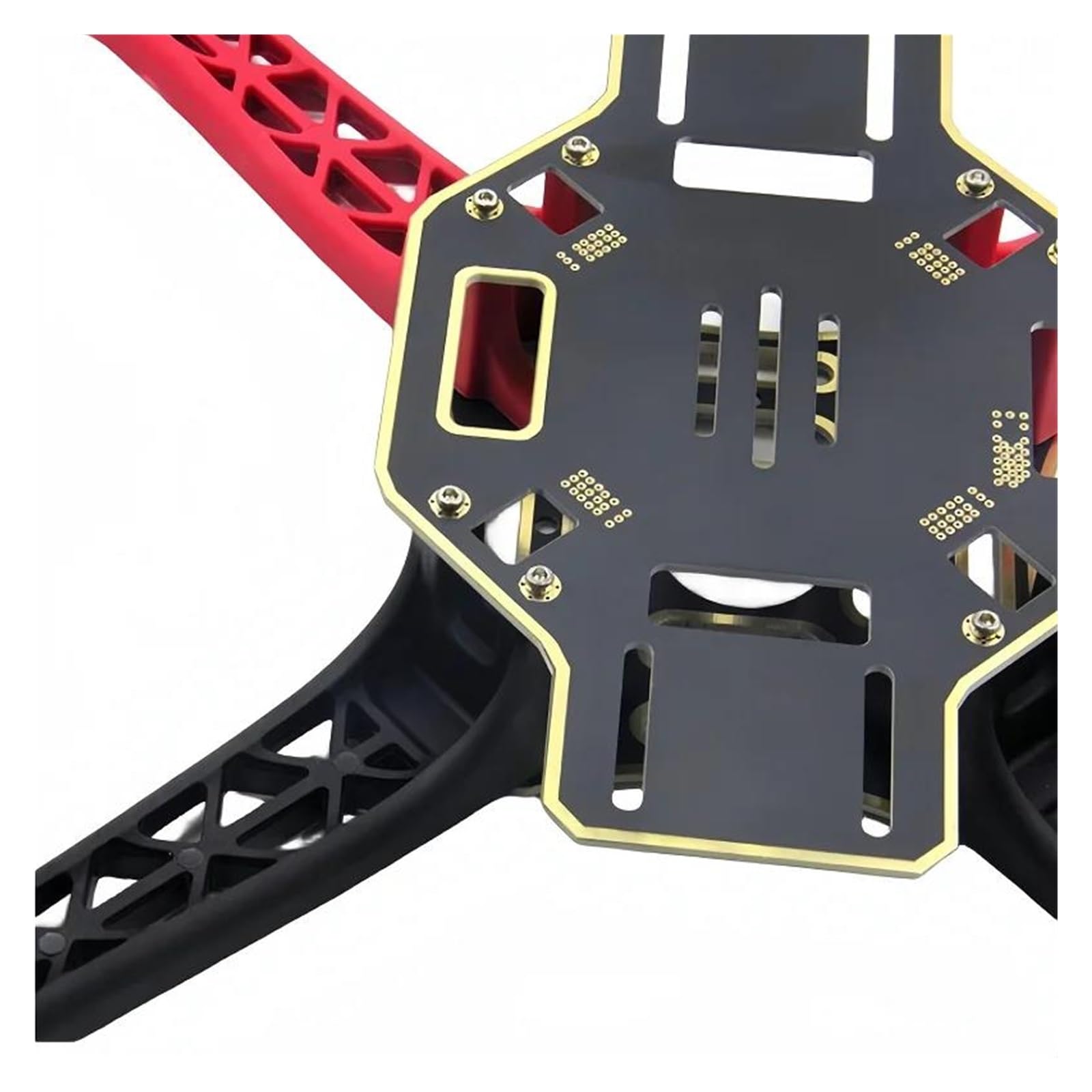 Drone FPV RC F450 V2 con telaio a quattro assi, multirotore, FPV crossover, modello RC, drone per fotografia aerea, corpo fai da te, quadricottero(Red white set)