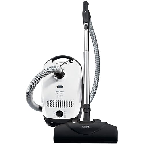 Miele C1 Classic Cat & Dog Powerline Canister Vacuum (Lotus White)