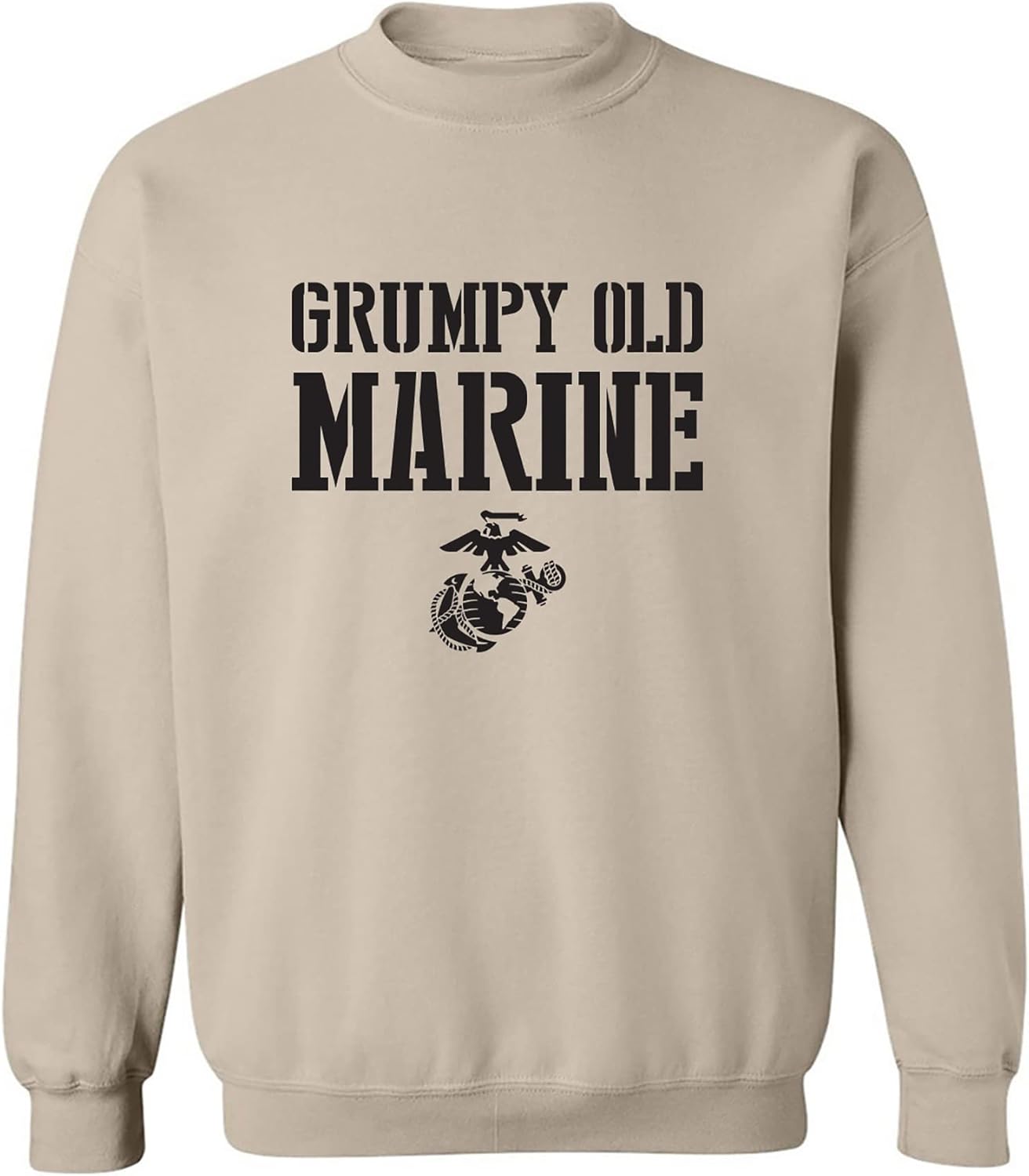 zerogravitee Grumpy Old Marine Crewneck Sweatshirt