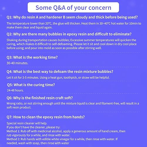 Miniatura 6 de Kit de resina epoxi de 2 galones, kit de resina epoxi transparente, resina epoxi con menos burbujas y bajo olor para fundición, fabricación de