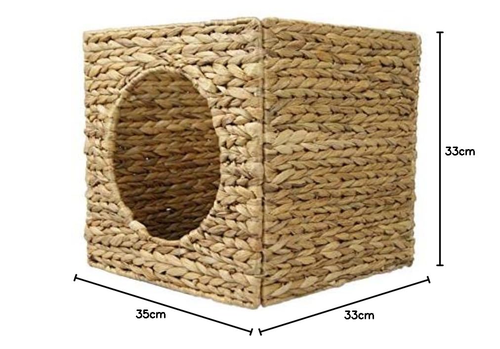 Designed by Lotte Ribbed - Kattenmand - Antraciet - 50x50x35 cm