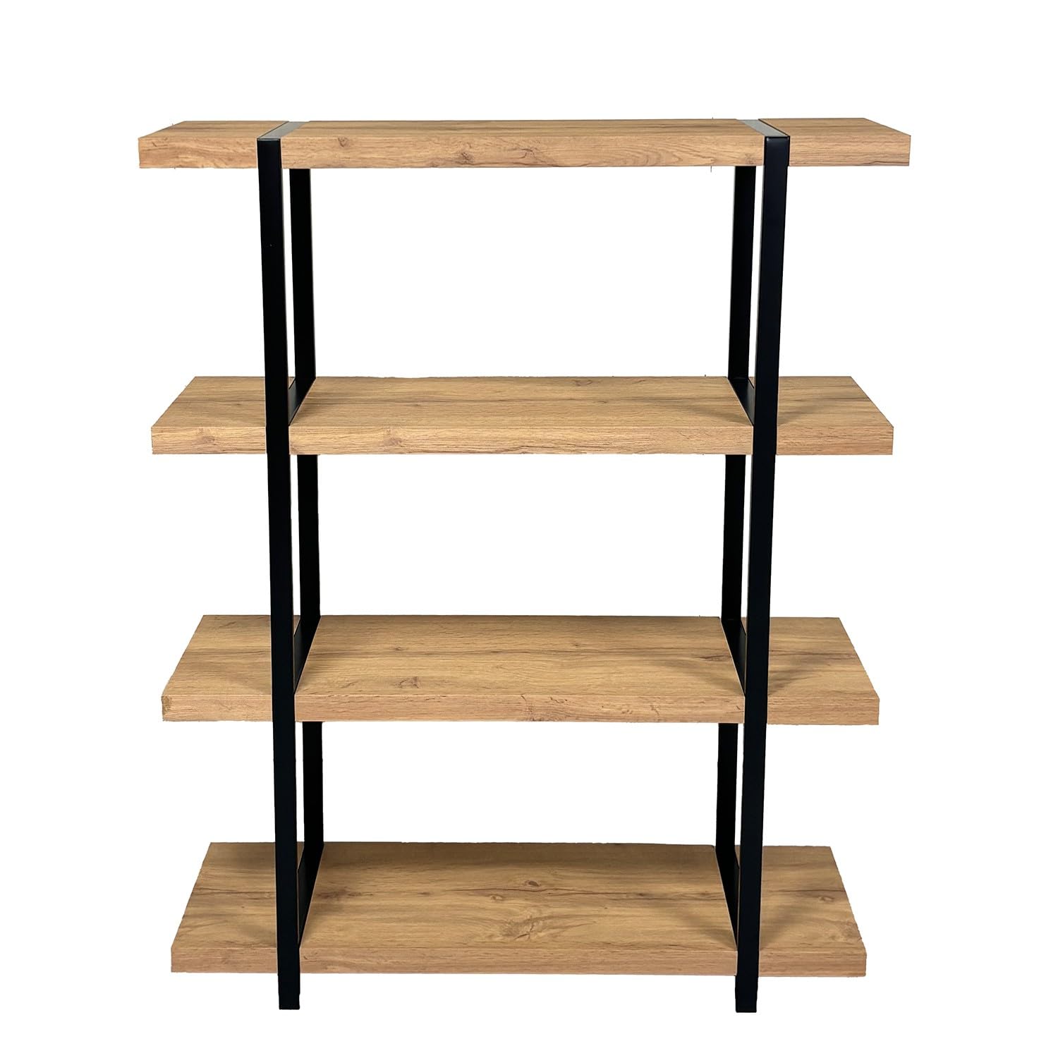 Étagère de sol design industriel DRW pour créer un salon chaleureux et moderne