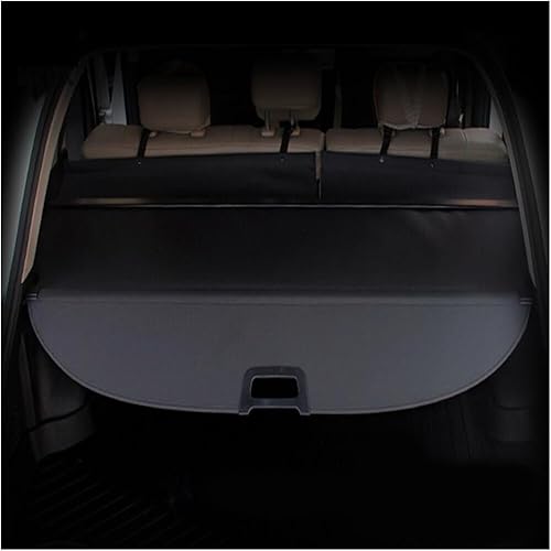 Miniatura 3 de Cubierta de carga trasera retráctil compatible con RAV4 RAV 4 2006 2007 2008 2009 2010 2011 2012, cubierta de carga para maletero, color negro,