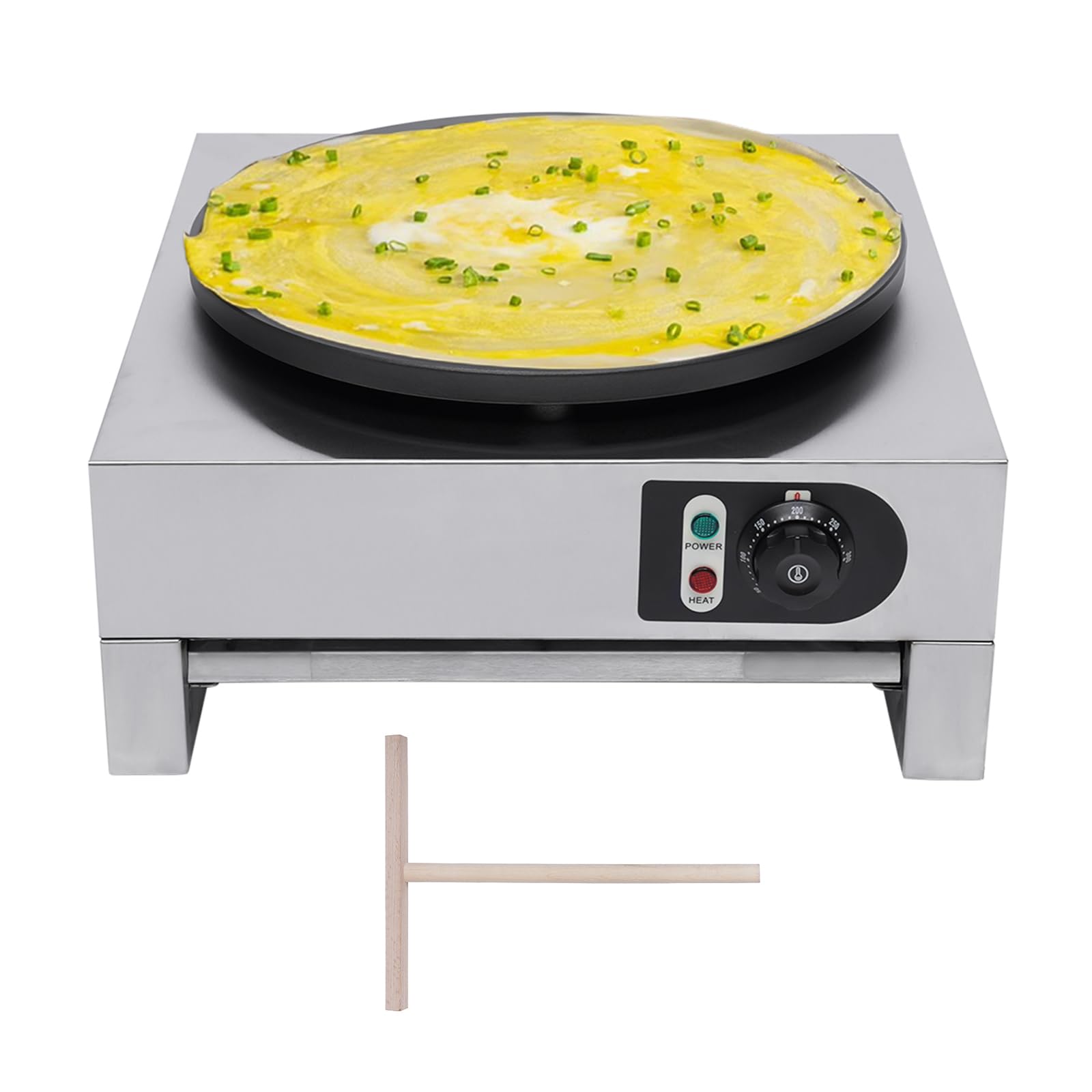 Crepes Maker elettrico 40 cm 3 KW 220 V piastra riscaldante