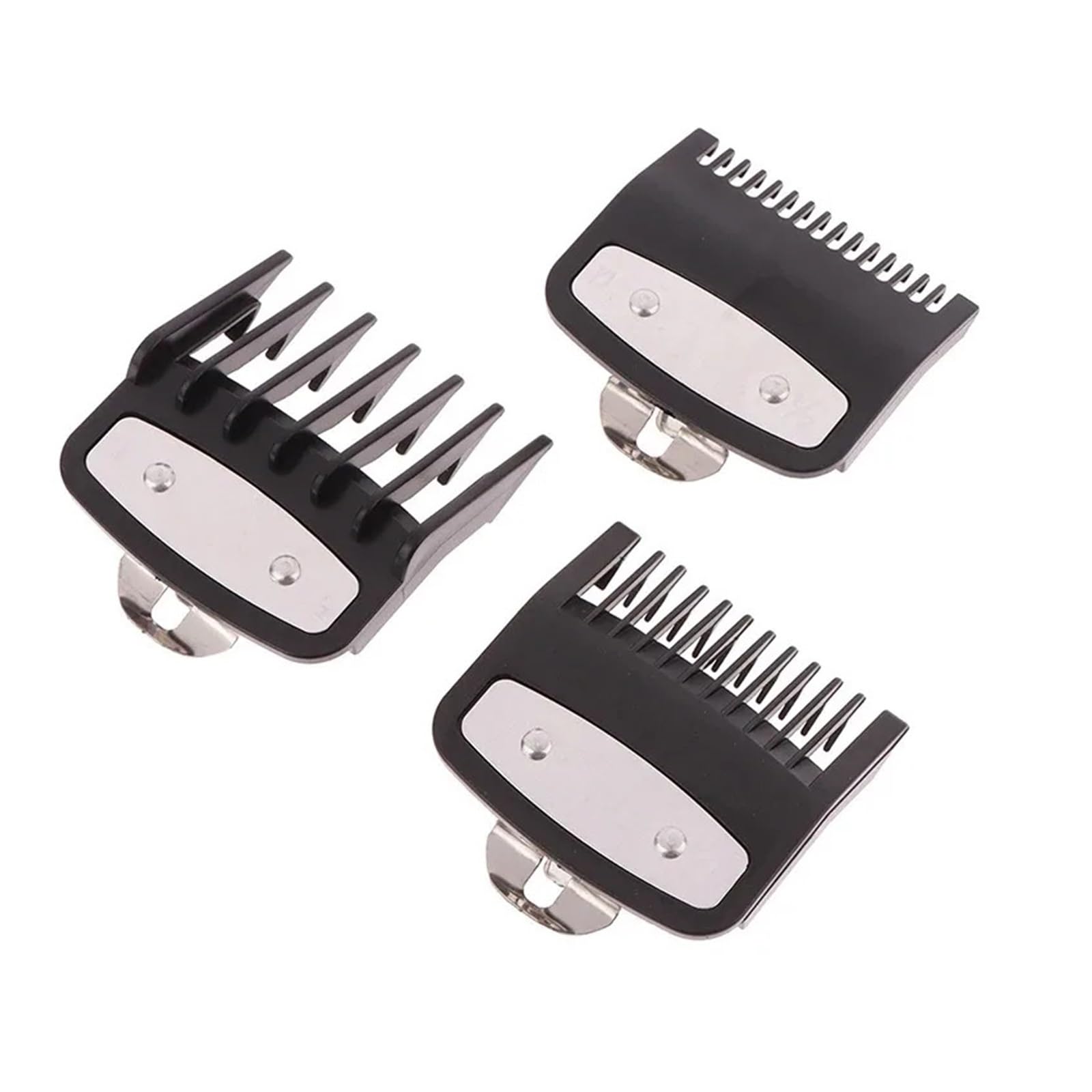 Vielseitiges Black Limit Kamm-Set, Haarschneider-Schutz, Führungskämme, Trimmer, Styling-Werkzeuge, Aufsatz, Kompatibel Mit 1,5 Mm, 3, 4. Stück(111-BlackX3)