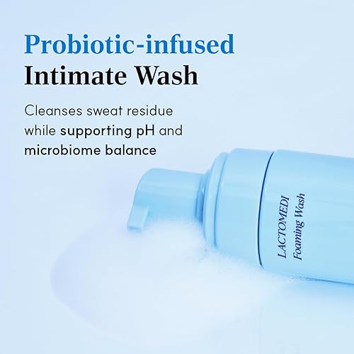 Miniatura 3 de LACTOMEDI Jabón espumoso femenino  Limpiador de espuma suave para higiene íntima  Fórmula equilibrada con pH para pieles sensibles  Tratamiento de