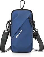 Vista 14 de Soporte para Teléfono con Banda para el Brazo, Pequeña Bolsa Cruzada de Hombro Tipo Funda con Bandas para el Brazo, Compatible con iPhone y Android