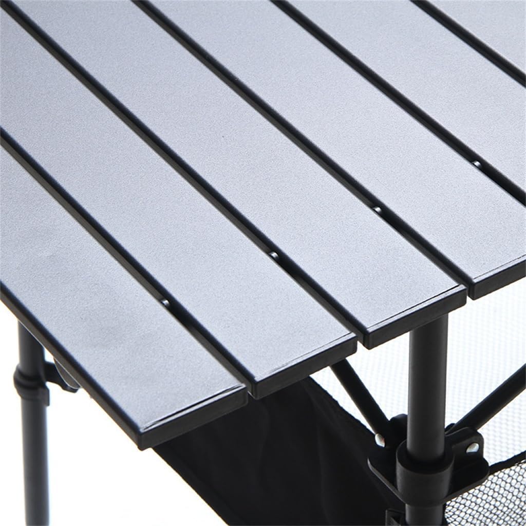 JSEIAJB Outdoor Multifunctional Portable Folding Table Barbecue Picnic Table Aluminum Alloy Leisure Table