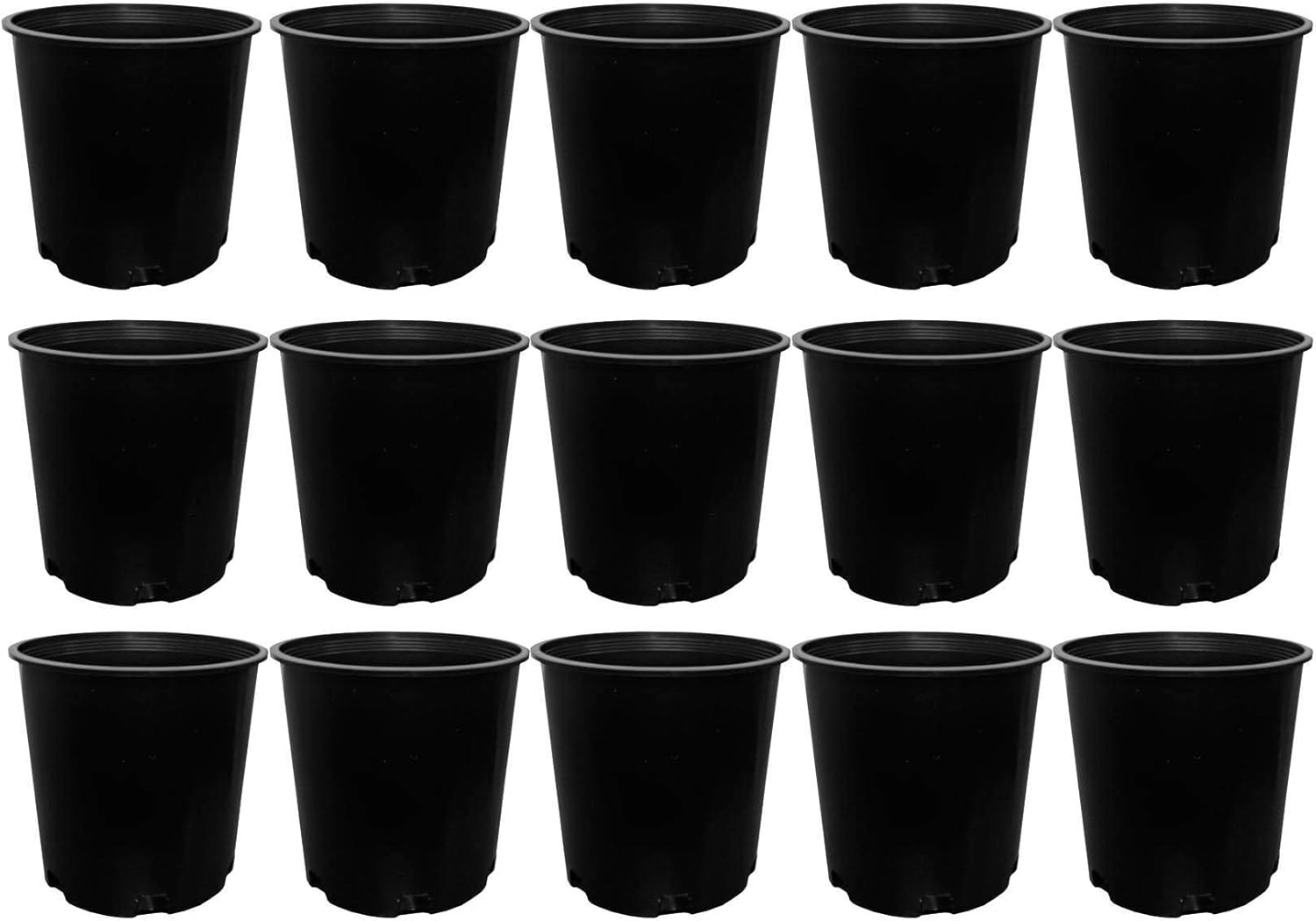 Pro Cal HGPK2PHD Premium Nursery Pot 2 Gal (15/pk) : Patio, Lawn & Garden