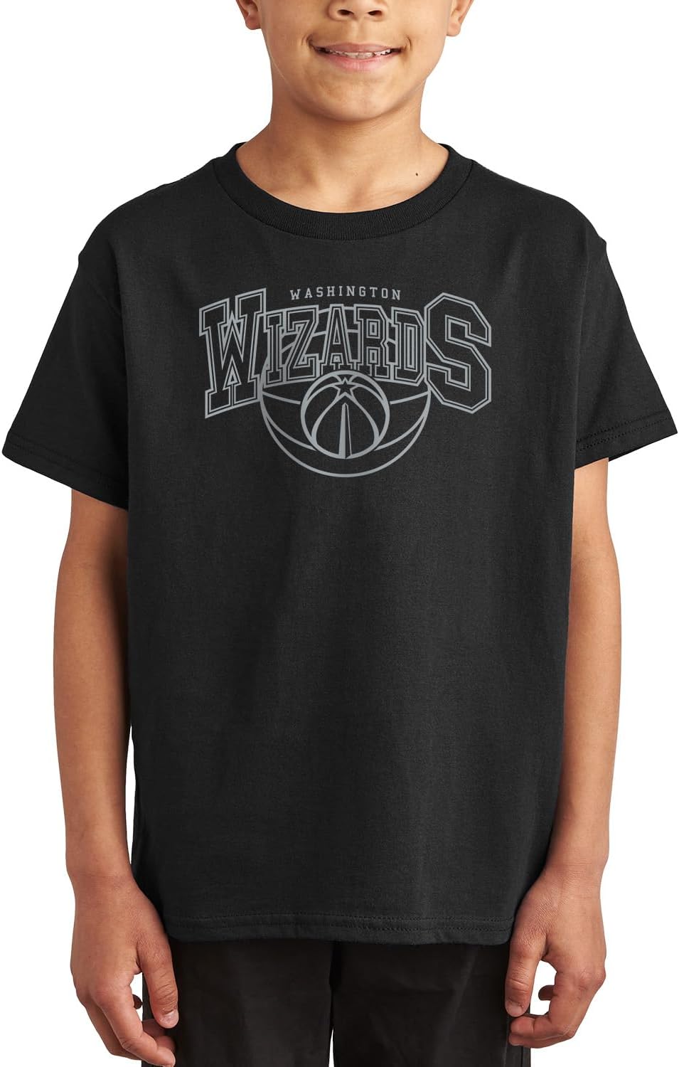 Junk Food NBA - Monochromatic Arch - Officially Licensed Youth Short Sleeve Fan Tee for Boys and Girls