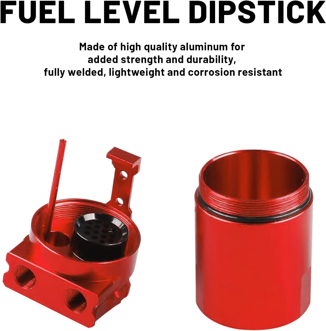 350ml Aluminum Oil Catch Can Polished Oil Separator Tank Compatible with Ford F150 2.7EB 3.5EB 5.0L Passenger Side 2011-2021, Expedition 3.5L EcoBoost 2018-2021, Raptor 3.5L Ecoboost 2017-2021,Red