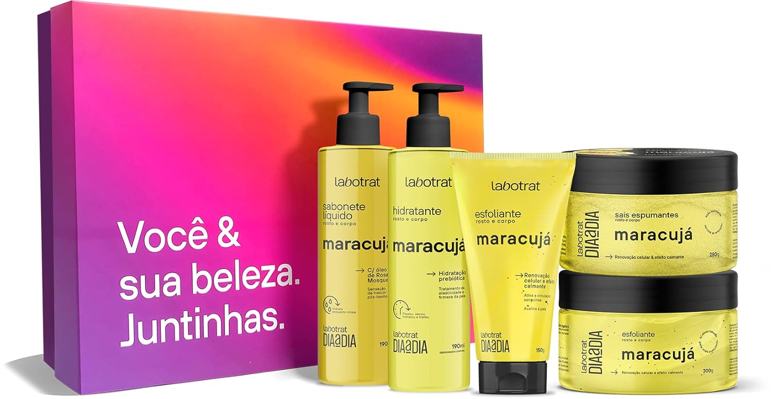 Labotrat – Kit Experiência Banho Dia a Dia 5 Itens Maracujá