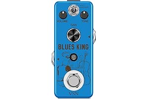 VSN Scarred Guitar Overdrive Pedal, Legendary Blues Driver for Unparalleled Distortion