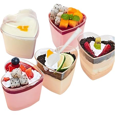 100 Pcs Cute Flower Pot Dessert Cups With Lids & Spoons - Perfect For Ice Cream, Yogurt, Parties - View #4