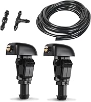 Vista 15 de OTUAYAUTO Kit de manguera de limpiaparabrisas, manguera universal de líquido limpiaparabrisas con conector de manguera adecuada para la mayoría