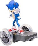 Sonic the Hedgehog Sonic 2 Movie - Sonic Speed RC Vehicle, Blue/ Grey