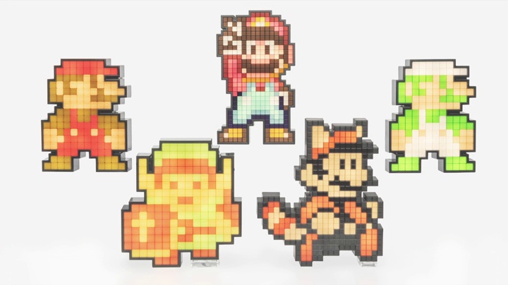 Amazon.com: PDP Pixel Pals Nintendo Super Mario World Mario