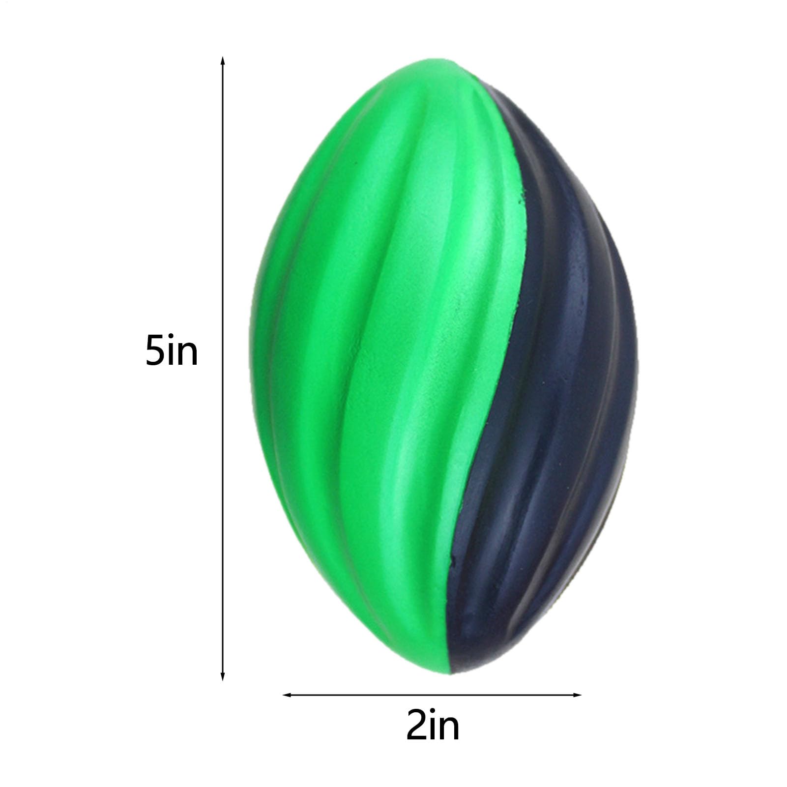 Genérico Pelota De Rugby para Niños: Pelota De Espuma De Rebote Lento De 5 Pulgadas, Diseño En | De Entrenamiento Sólido Y Suave para Juegos En Interiores Y Exteriores, Equipo Deportivo Seguro