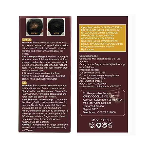 Hair-Growth-Shampoo-Hair-Thickening-Shampoo-Anti-Hair-Loss-Shampoo-Helps-Stop-Hair-Loss-Regrowth-Hair-Shampoo-Grow-Hair-Fast-Hair-Loss-Treatment-for-Men-Women220mL Hair Growth Shampoo, Hair Thickening Shampoo, Anti Hair Loss Shampoo, Helps Stop Hair Loss, Regrowth Hair Shampoo, Grow Hair Fast, Hair Loss Treatment for Men & Women(220mL)