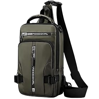 Kevim Waterproof Sling Cross Backpack 10L for Men & Women, Anti-Theft Crossbody Travel Bag, Lightweight Durable Shoulder Daypack, Stylish Multicolor Compact Backpack for Daily & Outdoor Use