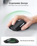 Acer Wireless Mouse for Laptop, 2.4GHz Computer Mouse Wireless with USB Receiver, Portable Cordless Mouse, 3 Adjustable DPI Ergonomic USB Mouse,6 Buttons Compatible with MacBook Pro/Air,Chromebook,etc