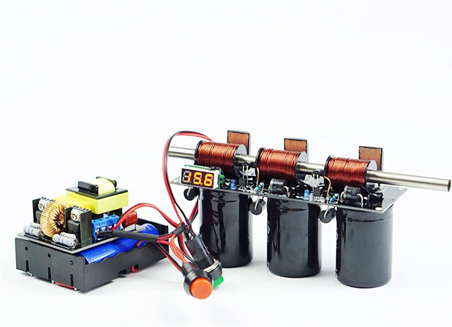 Electromagnetic Gun DIY Kit Finished Multi-Level Integrated Teaching Physics Experiment Equipment