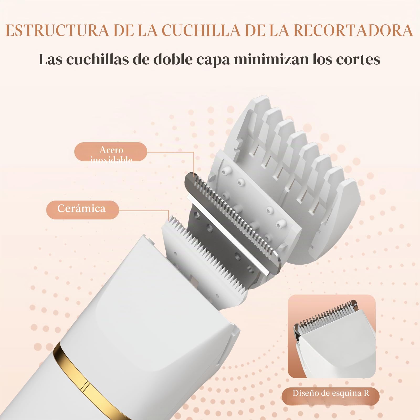 Maquinilla de afeitar para mujer, 3 en 1 para mujeres, depiladora facial para mujeres, recargable con estación de carga USB, afeitadora eléctrica para piernas, brazos y cara, afeitadora impermeable