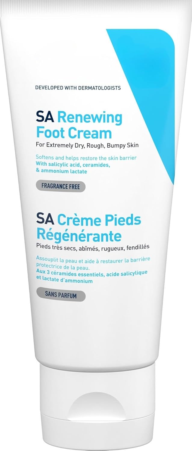 C℮ra∨e SA Renewing Foot Cream for Dry Rough Skin with Salicylic Acid, 3 Fl Oz
