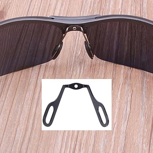 Miniatura 8 de Almohadillas de nariz para gafas de sol, brazo de silicona suave, almohadillas de nariz, destornillador, kit de repuesto para gafas, gafas de sol..