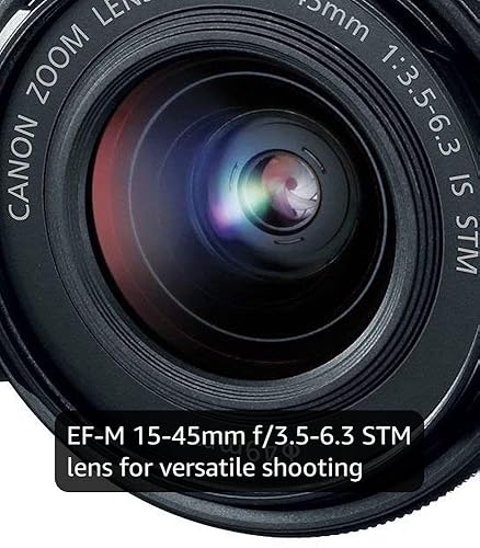 Amazon.com : Canon EOS M6 (Black) EF-M 15-45mm f/3.5-6.3 is STM