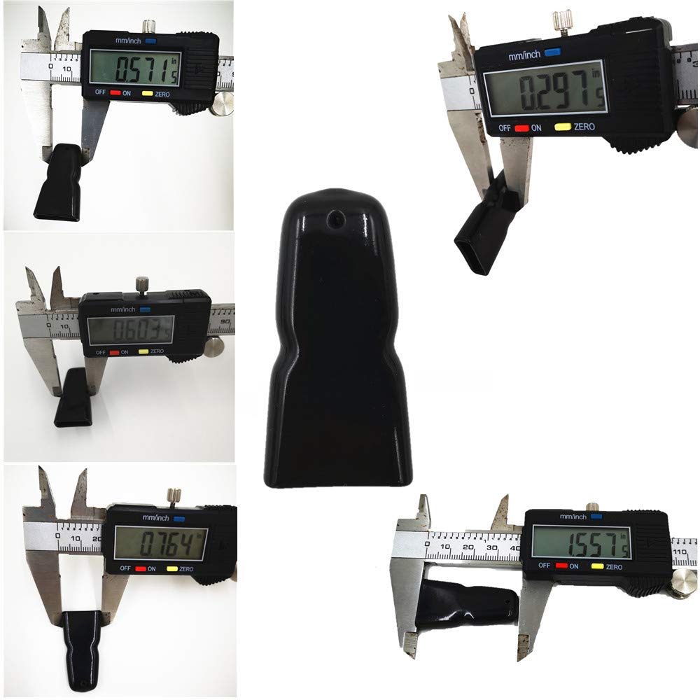 Black Rubber Bow Tip Protector For Recurve & Traditional Bows - Top Selling Guard