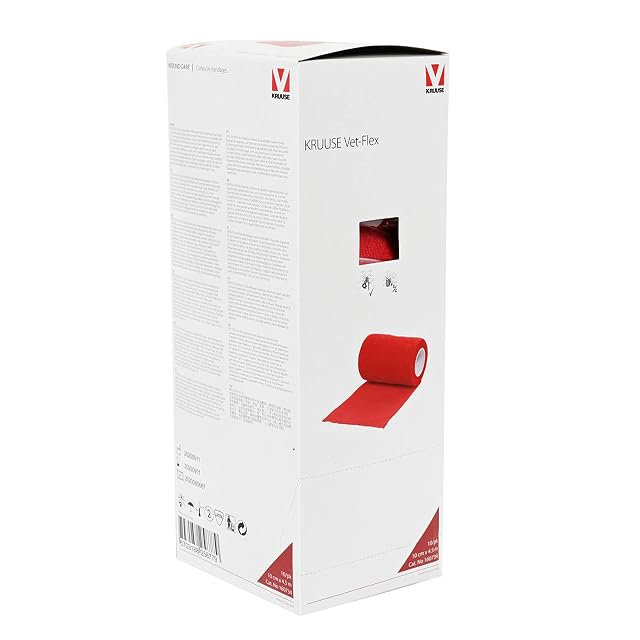 Foto 4 de 5 de Kruuse Vendaje Cohesivo Autoadhesivo Vet-Flex Flexible Primeros Auxilios, Deportes, Vendas Elásticas…