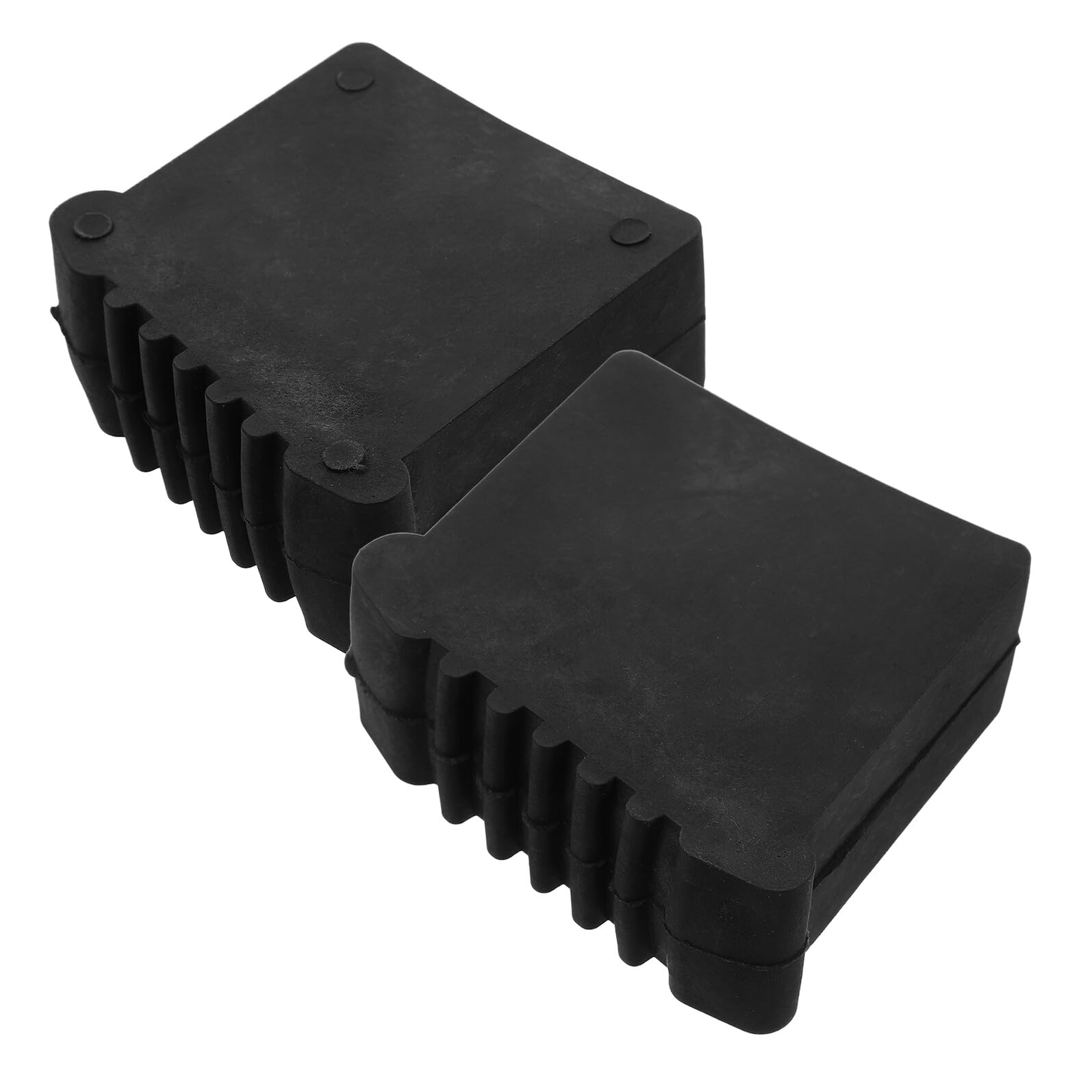 Pieds d'échelle en caoutchouc SHINEOFI 30x70 mm antidérapants pour échelle télescopique