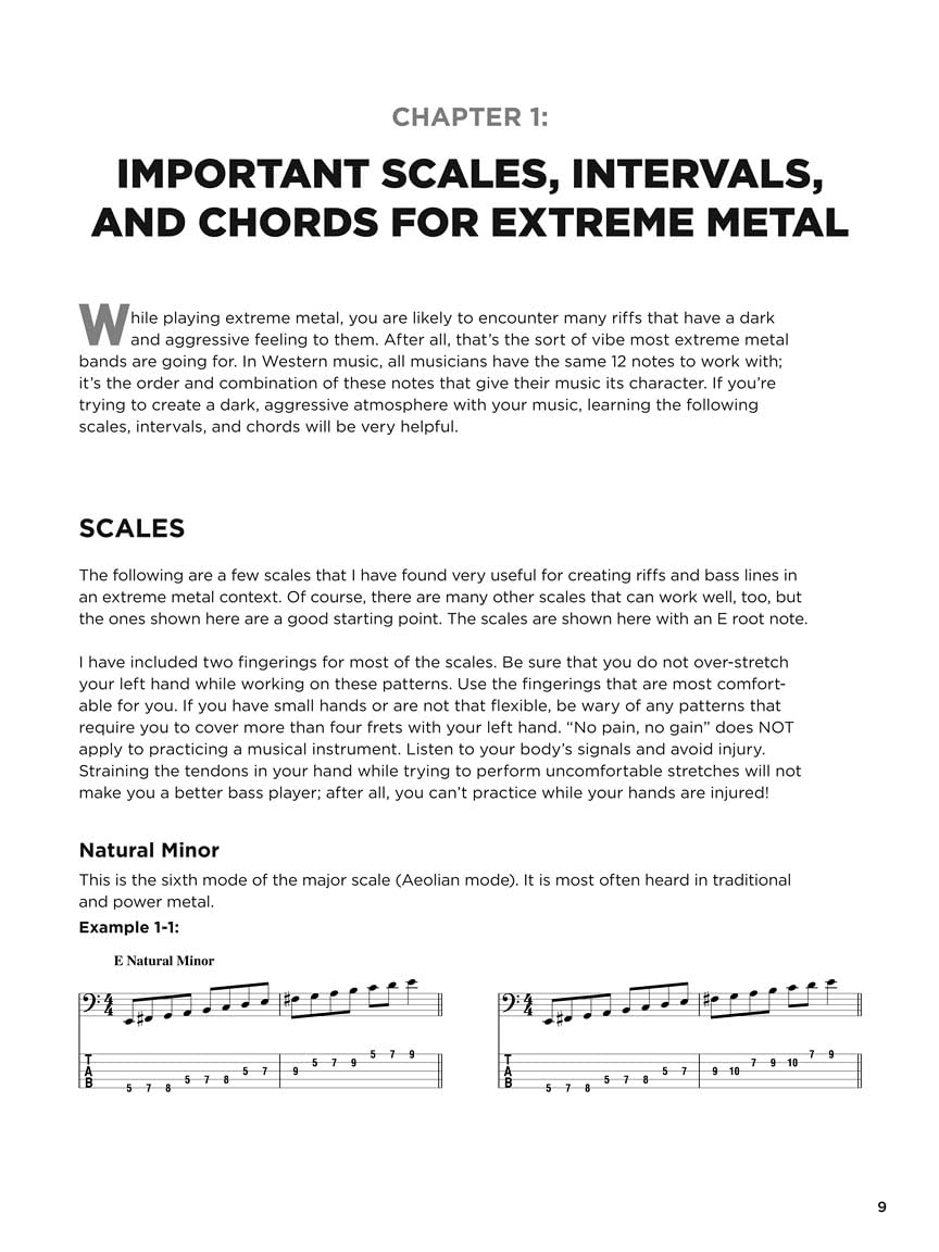 Extreme Metal Bass: Essential Techniques, Concepts, and Applications for Metal Bassists.