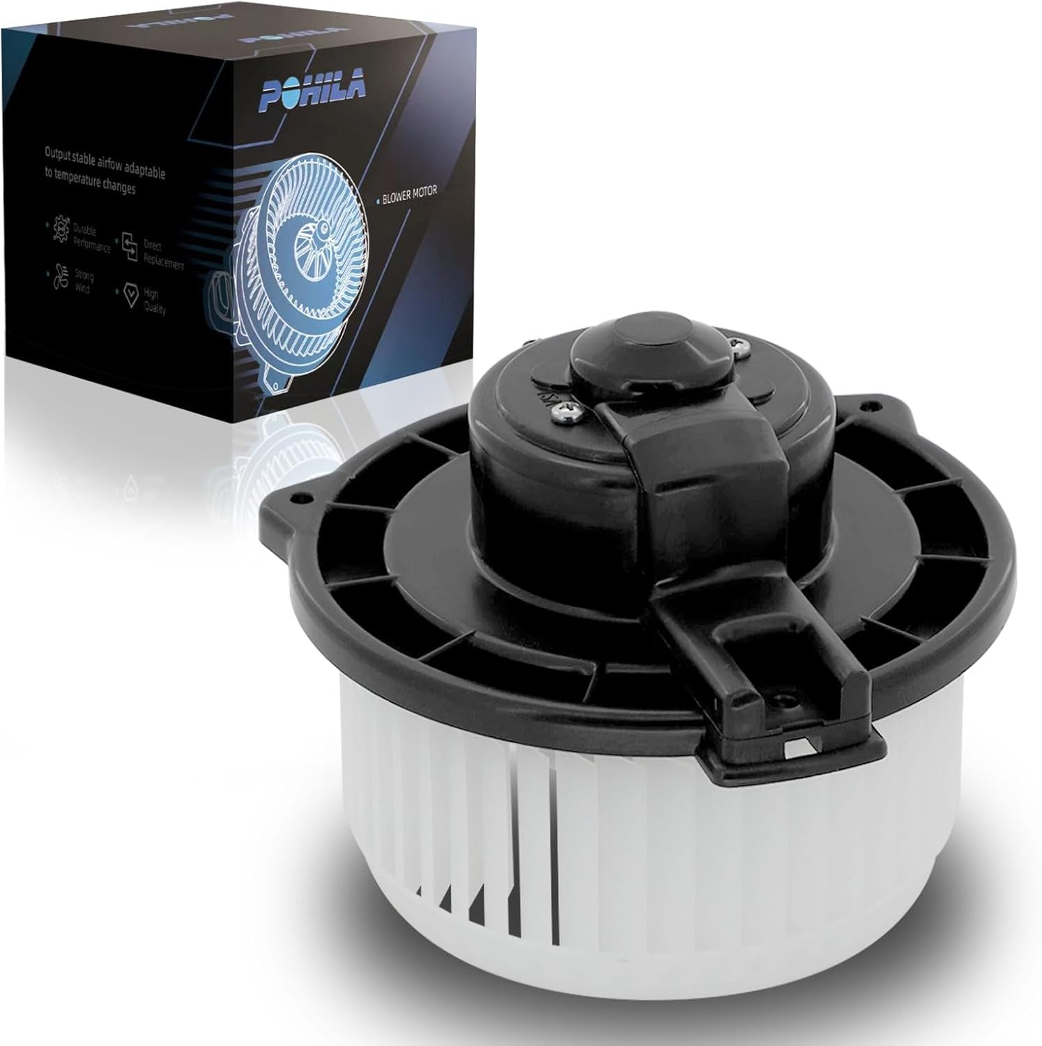 700054 HVAC AC Blower Motor Assembly with Fan Cage fit for Toyota Solara 2004-2008, fit for Camry 2002-2006, fit for Sienna 2004 2005, Replaces 87103-06031