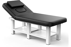 Pouseayar 75'' Stationary Exercise Table - Top-Grade Metal Frame with PU Leather...