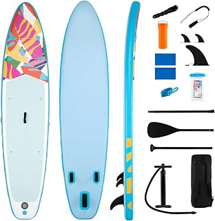 COSTWAY Stand Up Paddling Board, 336 cm SUP Board mit komplettem Zubehör für 2 Personen, aufblasbares Paddle Board für Anfänger und alle Könnensstufen