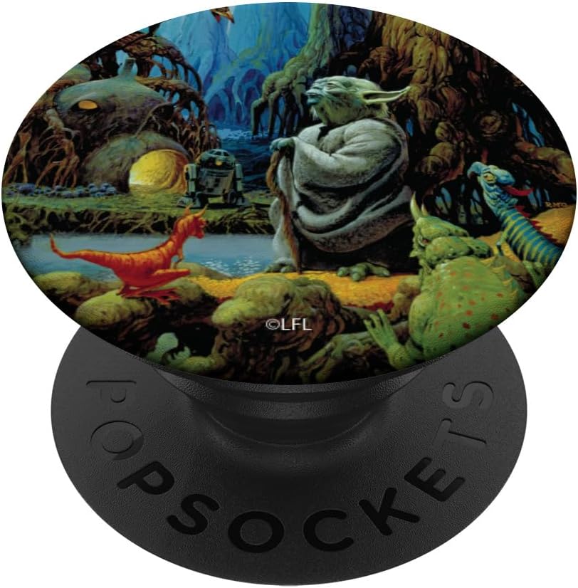 Star Wars The Empire Strikes Back Yoda on Dagobah PopSockets MagSafe PopGrip for iPhone