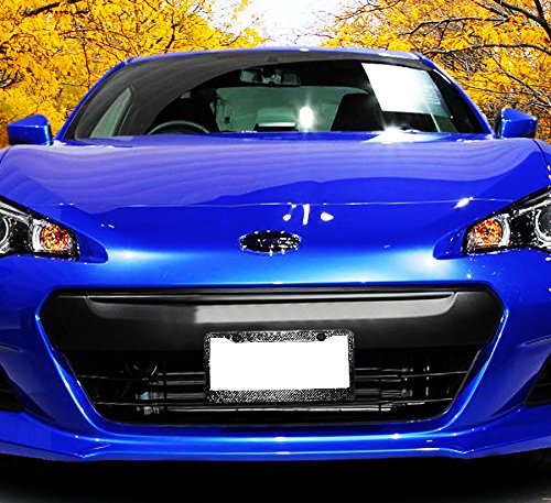 Zento Deals Shiny Bling Women License Plate Frame- Crystal Blackrhinestones With Red Ribbon Bow- 2-Pack Premium Quality License Plate Cover With Mounting Screws (B-Black 2) #TOP1